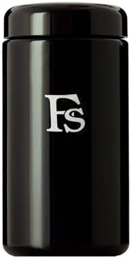 Smell-Proof Black Glass Jar 500ml
