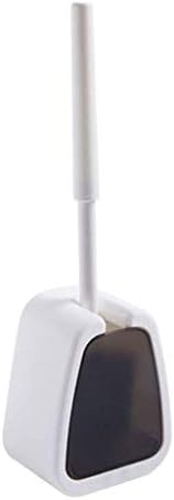 Wall-Mounted Toilet Brush Holder Long-Handle Durable Stylish for Home Bathroom