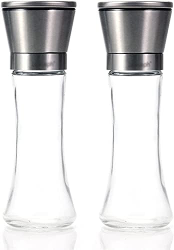 Stylish 2-Piece Salt Pepper Grinder Set
