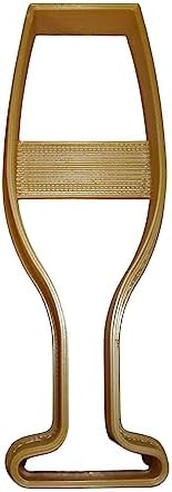 Elegant Champagne Glass Cookie Cutter USA Made Safe Durable