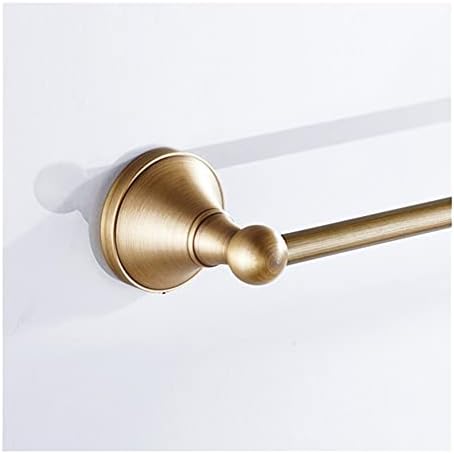Double Towel Rail with Brass Finish