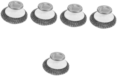 IMIKEYA 5pcs Stainless Steel Cleaning Ball Eraser Mop Skirting Board Cleaner