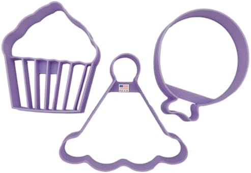 BXC Hearts Treasure Cookie Cutters 3-Piece Set