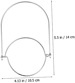 Mikinona 20 Pcs Stainless Steel Mason Jar Hook Hangers