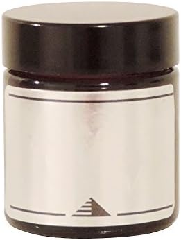 4 Glass Jars with Screw Caps for Creams and Ointments