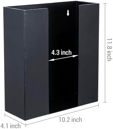 MyGift Matte Black Commercial Paper Towel Holder