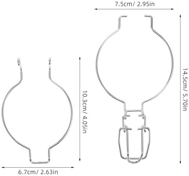 10 Pack Space Age Wire Clamps for Mason Jars