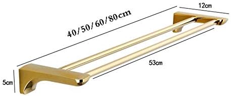 Double-Layer Wall-Mounted Towel Rack for Bathrooms Durable Easy to Use