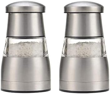SEFAX Adjustable Salt Pepper Mill Set for All Spices