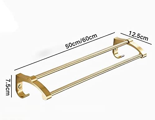 LUCEAE Aluminum Towel Rack Wall-Mounted Organizer