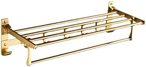 Space Aluminum Gold Bathroom Towel Rack