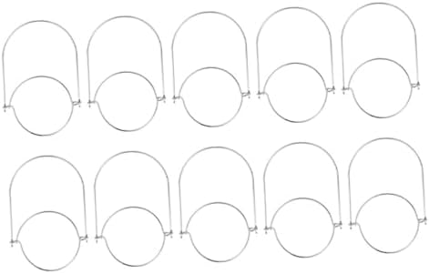 10pcs Stainless Steel Jar Hook Hangers Safe Smooth Design