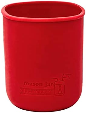 Durable Quart Silicone Sleeves for Mason Jars
