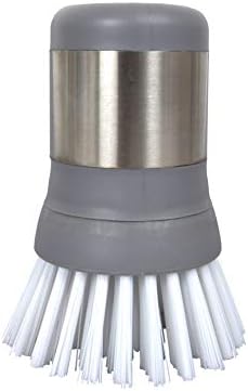 Sophisti-clean Small Kitchen Scrubber Mini Dish Brush 1 Pack Gray