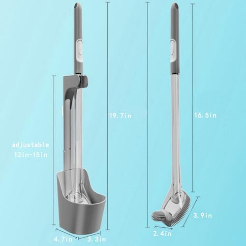 Compact Silicone ToiletSet for Efficient Cleaning in Your Bathroom