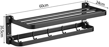 Wall-Mounted Aluminum Towel Holder Modern Stylish