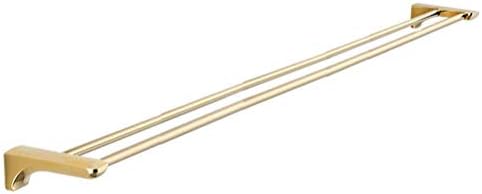 Double-Layer Wall-Mounted Towel Rack for Bathrooms Durable Easy to Use