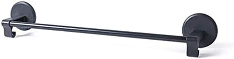 Simple Shelf Towel Rack Holder Wall Mounted Black