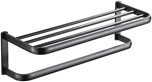 Stylish Towel Rack Black Bathroom Towel Holder