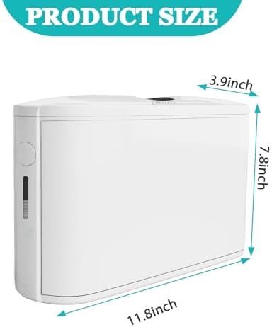 Histely Paper Towel Dispenser with Refill Reminder - White