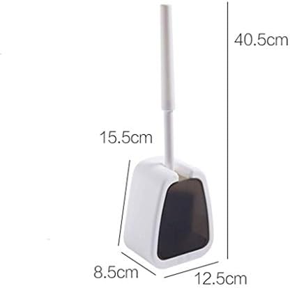 Wall-Mounted Toilet Brush Holder Long-Handle Durable Stylish for Home Bathroom