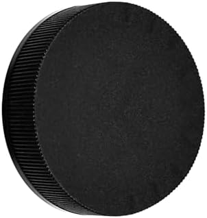 Thick Black 18oz Glass Jars with Black Caps 48 Count