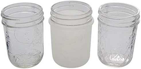 2-Pack Silicone Sleeves for Mason Jars Protect Style Your Jars