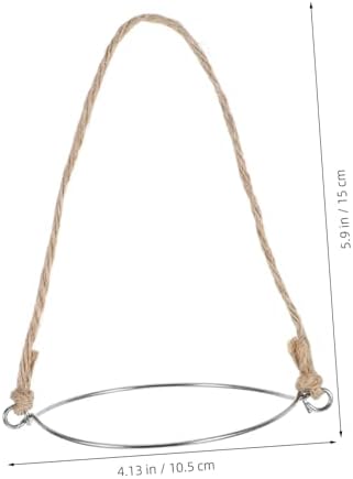 5pcs Mason Jar Wire Handles with Rope 1
