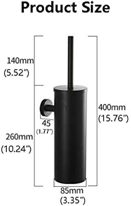 Sturdy Space-Optimizing 304 Stainless Steel Toilet Brush Holder