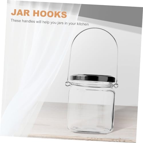 Stainless Steel Mason Jar Wire Handles 8-Piece Set