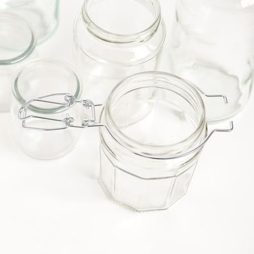 MAGICLULU Glass Jar Wire Clamp Seal Replacement Silver