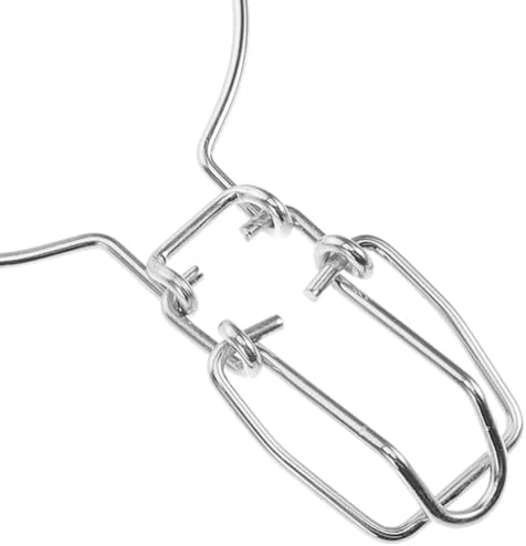 Hemoton 12 Pcs Stainless Steel Glass Canning Jar Accessories Wire Clamp 1