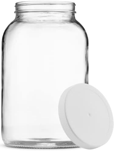 1-Gallon Glass Jar with Airtight Plastic Lid