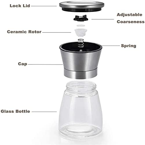 Stainless Steel Salt and Pepper Mill Grinder Kitchen Essential