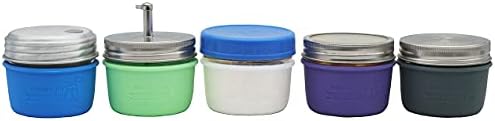 Wide Mouth Half Pint 8oz Silicone Sleeves for Kerr Jars 2 Pack