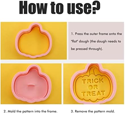 Halloween Plunger Biscuit Cookie Cutters 3D Mini Fondant Stampers