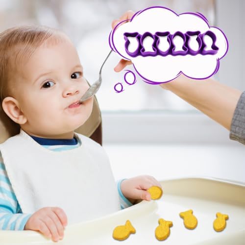 TUICARE Plastic Mini Goldfish Cookie Cutter Set