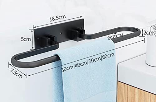 Multifunctional Folding Towel Rack for Bathrooms