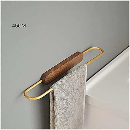 BOCbco Wood brushes gold towel rail