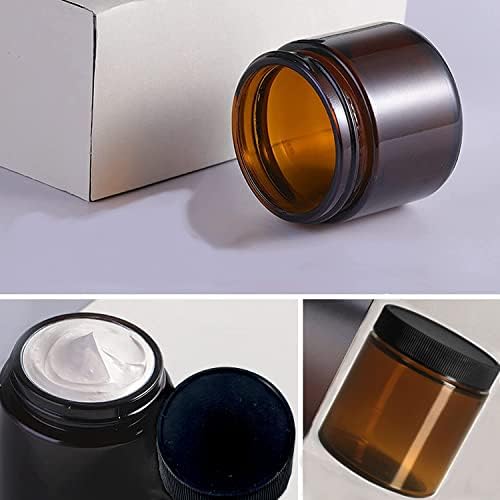 4oz Amber Glass Travel Jars