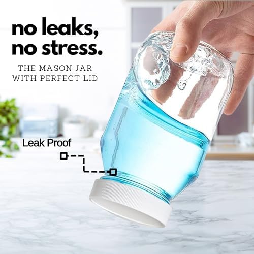 PR1M332oz Mason Jars for Canning DIY Decor