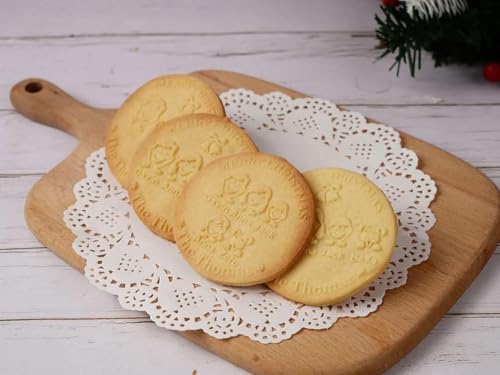 Personalized Christmas Cookies - Easy Custom Cookie Stamps