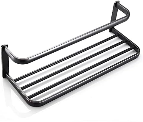 Stylish Towel Rack Black Bathroom Towel Holder