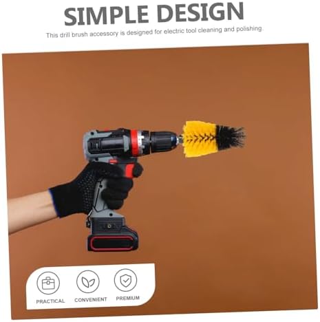 PLAFOPE 2-Piece Drill brush set for tough cleaning jobs