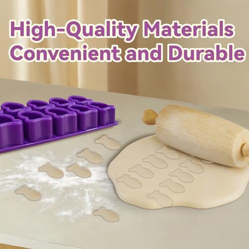 Mini Fish Cookie Cutter 1 Inch - Purple