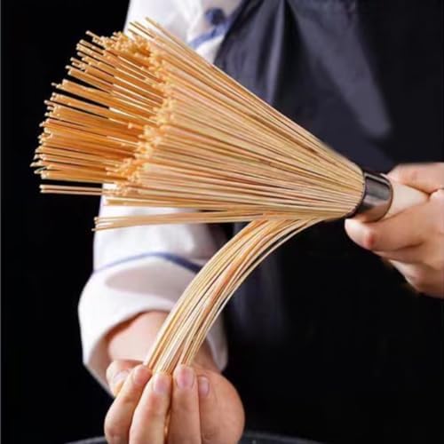Traditional Natural Bamboo Frying Pan Brush Set 3pcs