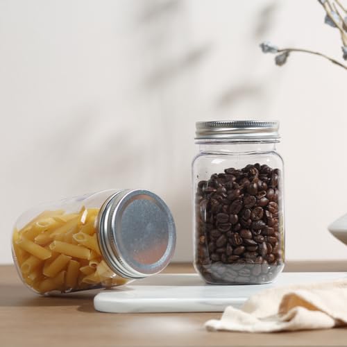 Naivees Clear Mason Jars