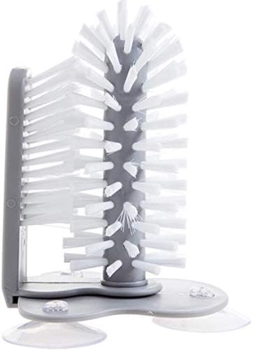 Portable Rotating Wall Suction Glass Cup Cleaning Brush
