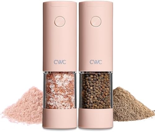 COOK WITH COLOR Electric Pepper and Salt Shaker Set