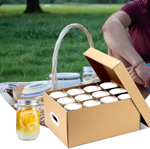 6 Pcs Mason Jar Storage Box